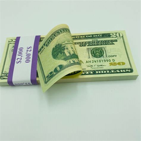 realistic prop money without motion picture